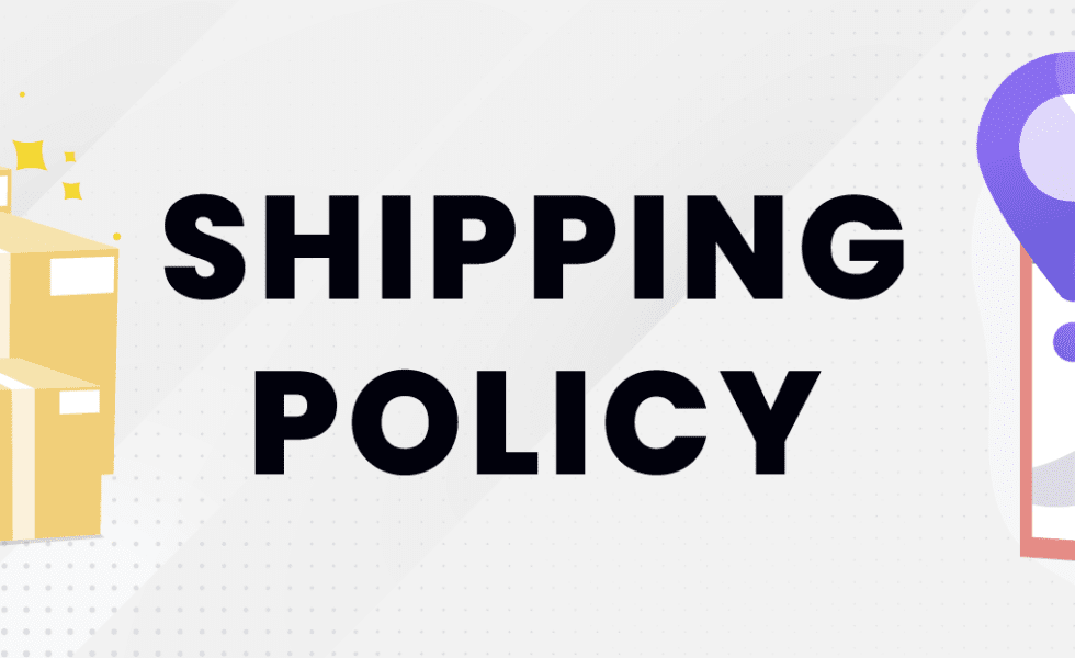 shipping policy Google Merchant Center