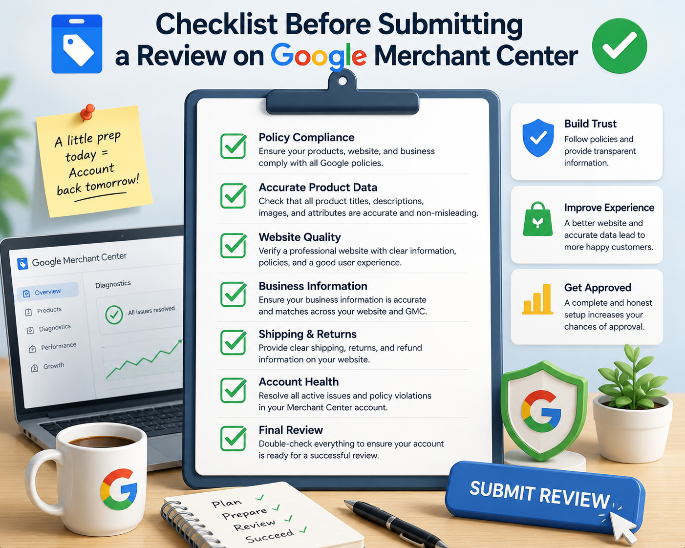 Pass Google Merchant Review on the First Attempt