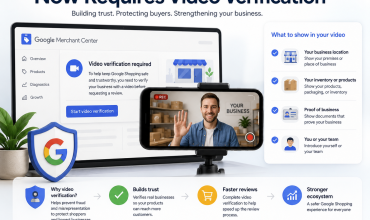 Merchant center video verifiation